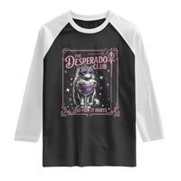 The Desperado Club Sign Sci-Fi Book Raglan Shirt Vintage Princess Cat Book Lover