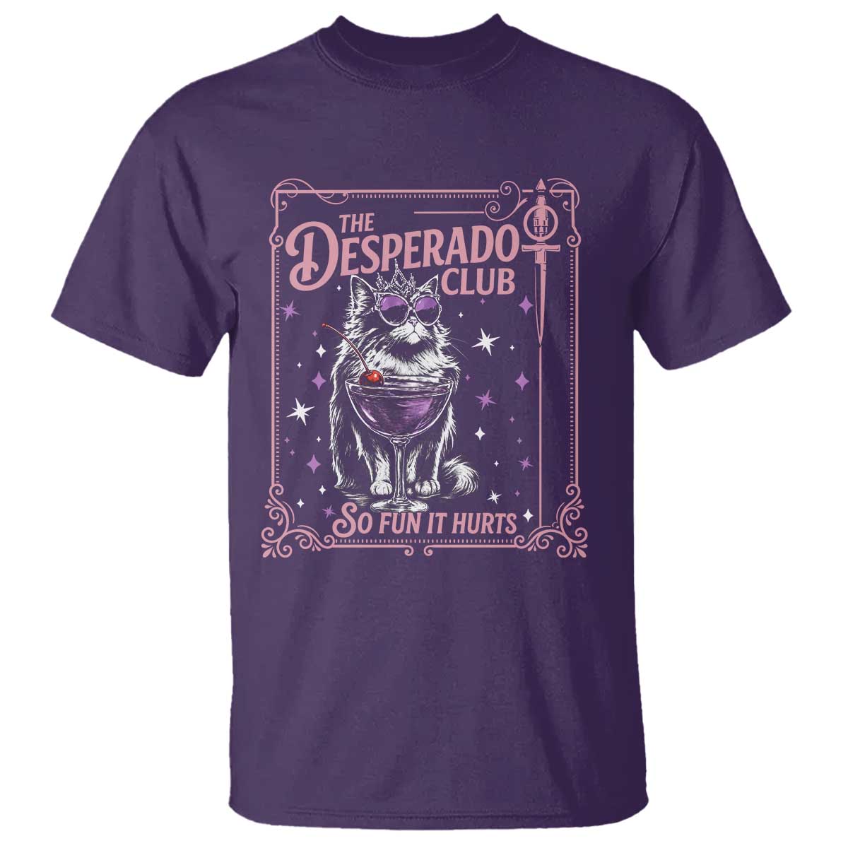 The Desperado Club Sign Sci-Fi Book T Shirt Vintage Princess Cat Book Lover