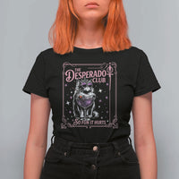 The Desperado Club Sign Sci-Fi Book T Shirt For Women Vintage Princess Cat Book Lover