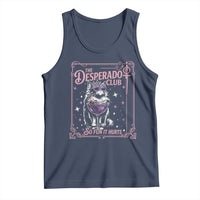 The Desperado Club Sign Sci-Fi Book Tank Top Vintage Princess Cat Book Lover