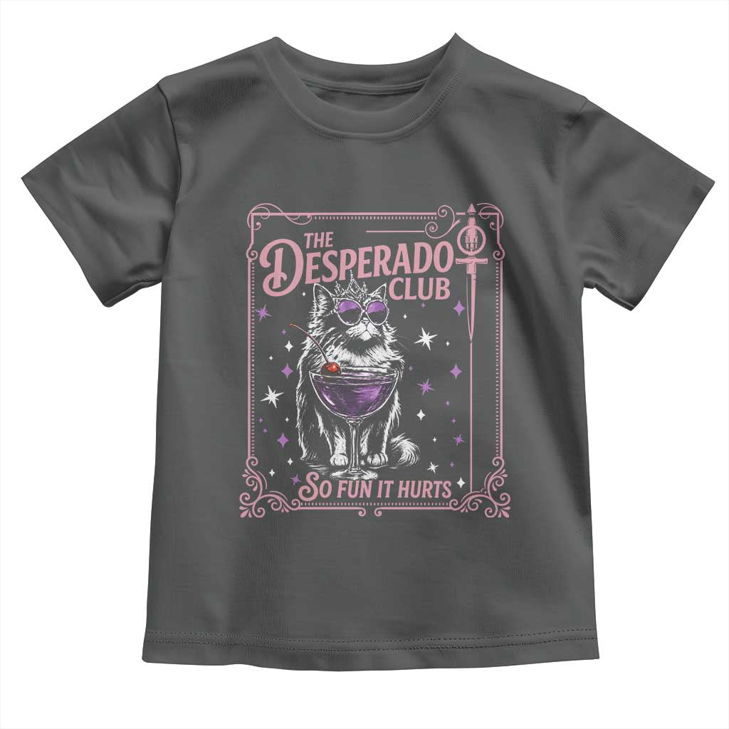 The Desperado Club Sign Sci-Fi Book Toddler T Shirt Vintage Princess Cat Book Lover