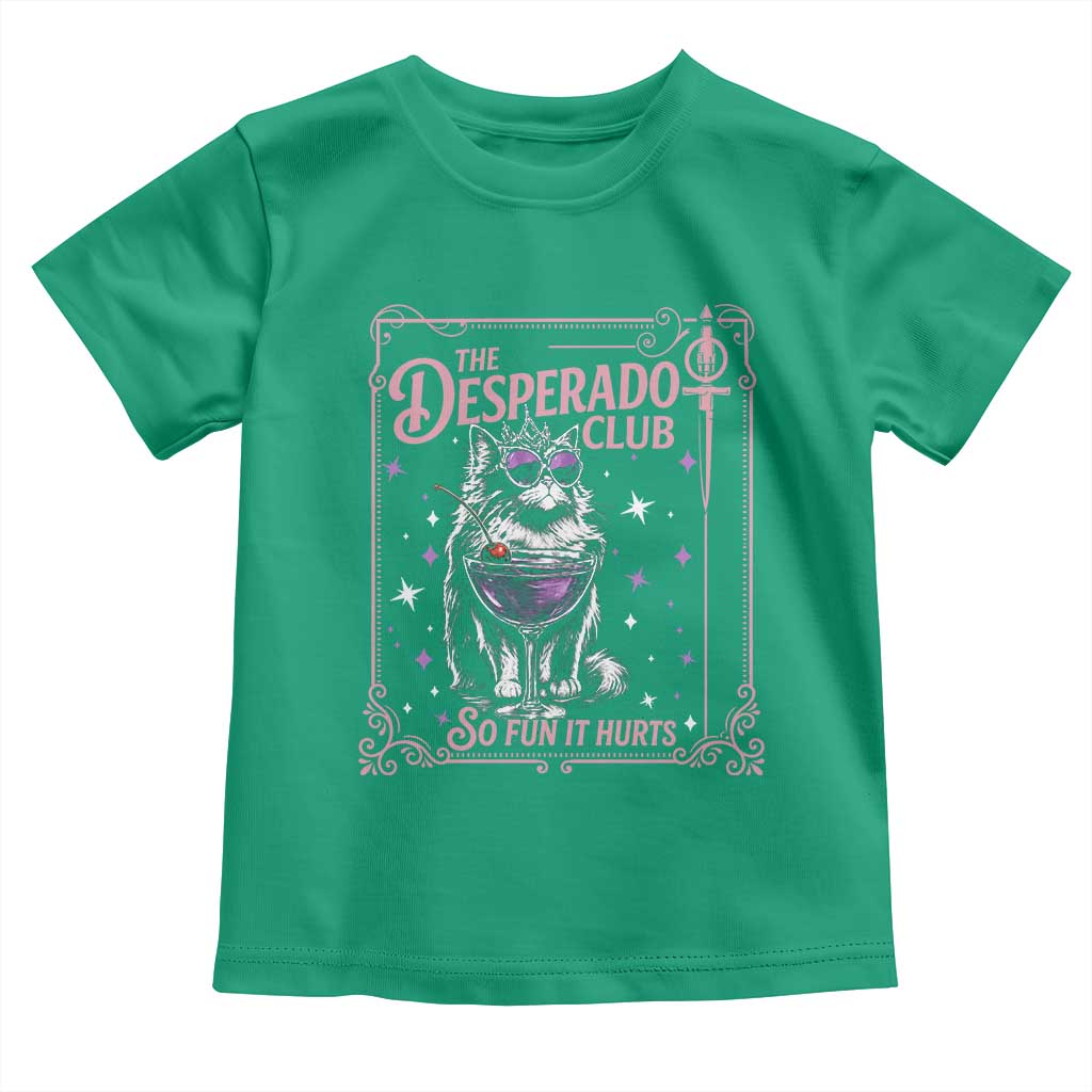 The Desperado Club Sign Sci-Fi Book Toddler T Shirt Vintage Princess Cat Book Lover