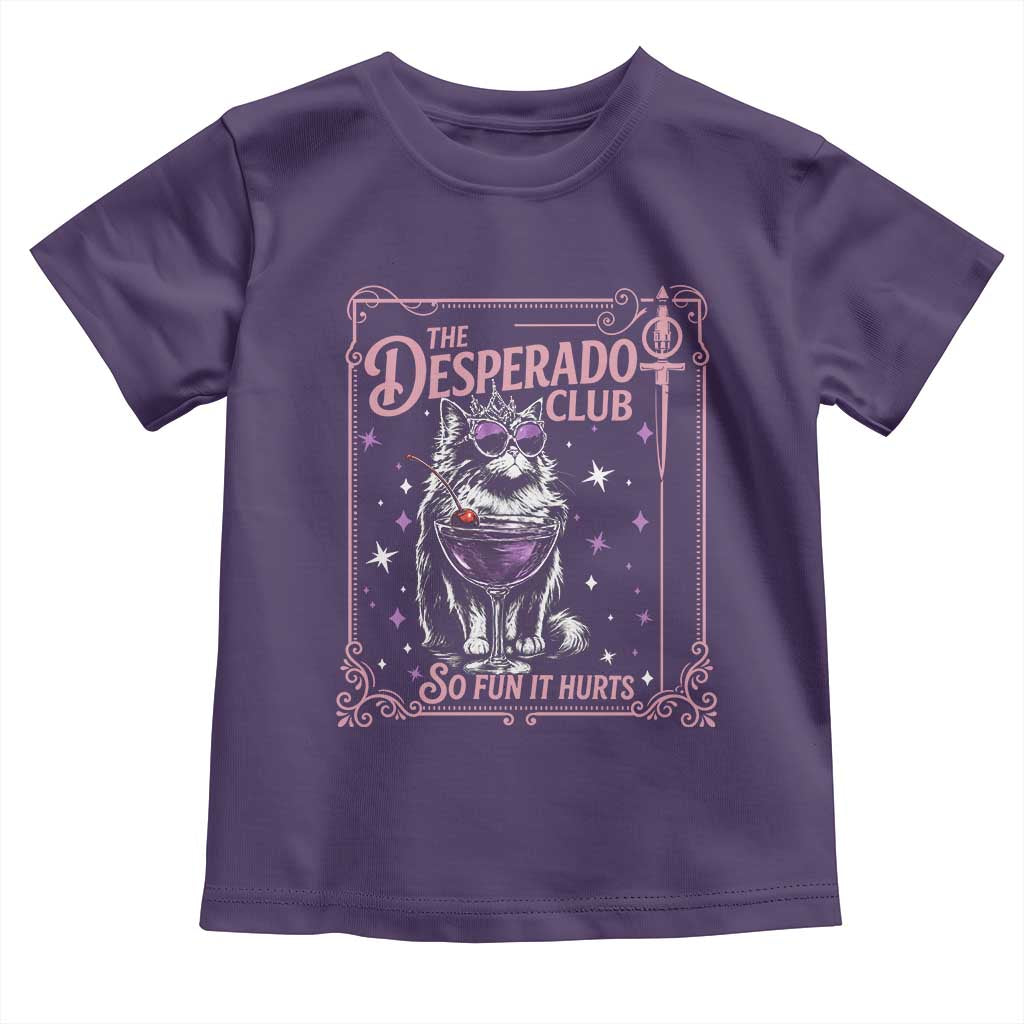 The Desperado Club Sign Sci-Fi Book Toddler T Shirt Vintage Princess Cat Book Lover