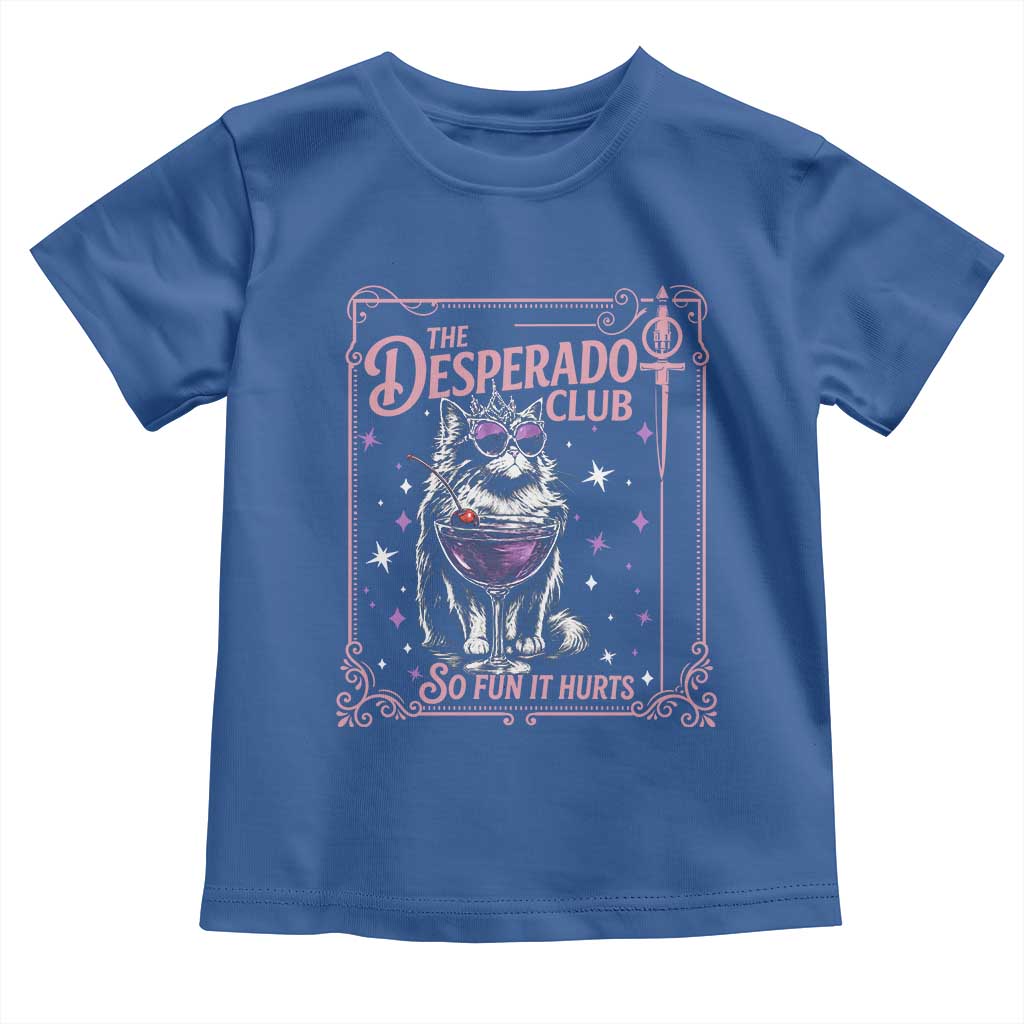 The Desperado Club Sign Sci-Fi Book Toddler T Shirt Vintage Princess Cat Book Lover