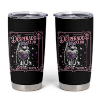 The Desperado Club Sign Sci-Fi Book Tumbler Cup Vintage Princess Cat Book Lover
