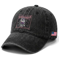 The Desperado Club Sign Sci-Fi Book Washed Cotton Baseball Cap Vintage Princess Cat Book Lover