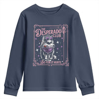 The Desperado Club Sign Sci-Fi Book Youth Sweatshirt Vintage Princess Cat Book Lover