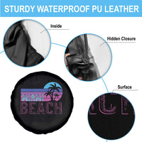 Vintage Miami Beach Spare Tire Cover Florida Proud Floridian Retro Palms Trees