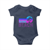 Vintage Miami Beach Baby Onesie Florida Proud Floridian Retro Palms Trees