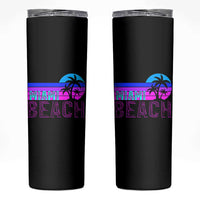 Vintage Miami Beach Skinny Tumbler Florida Proud Floridian Retro Palms Trees