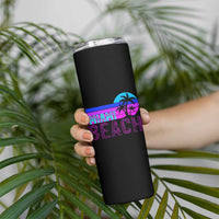 Vintage Miami Beach Skinny Tumbler Florida Proud Floridian Retro Palms Trees