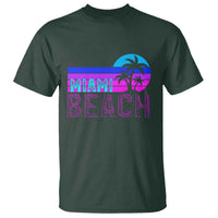 Vintage Miami Beach T Shirt Florida Proud Floridian Retro Palms Trees