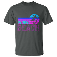 Vintage Miami Beach T Shirt Florida Proud Floridian Retro Palms Trees