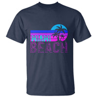 Vintage Miami Beach T Shirt Florida Proud Floridian Retro Palms Trees