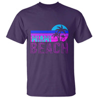Vintage Miami Beach T Shirt Florida Proud Floridian Retro Palms Trees