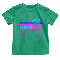 Vintage Miami Beach Toddler T Shirt Florida Proud Floridian Retro Palms Trees