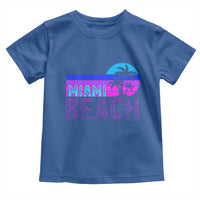 Vintage Miami Beach Toddler T Shirt Florida Proud Floridian Retro Palms Trees