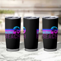 Vintage Miami Beach Tumbler Cup Florida Proud Floridian Retro Palms Trees