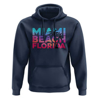 Miami Beach Florida Proud Hoodie Floridian Retro Palms Trees