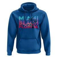 Miami Beach Florida Proud Hoodie Floridian Retro Palms Trees