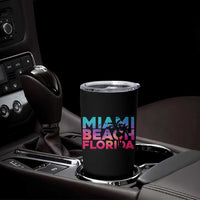 Miami Beach Florida Proud Tumbler Cup Floridian Retro Palms Trees