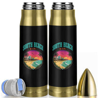 South Beach Miami Bullet Tumbler Retro Florida USA Souvenir Gift