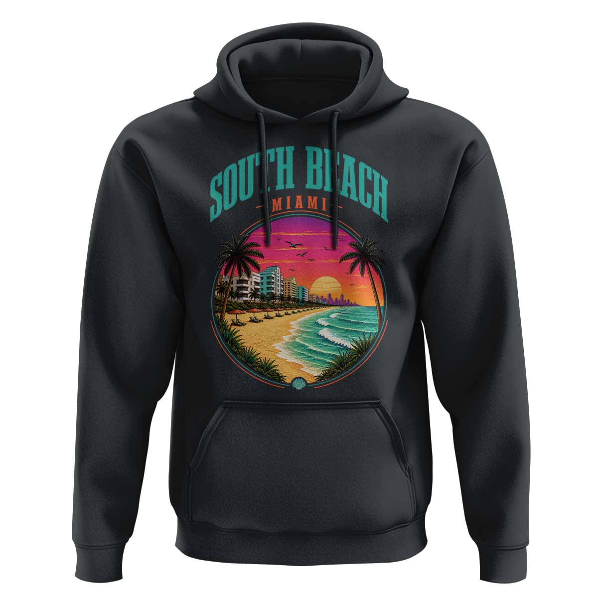 South Beach Miami Hoodie Retro Florida USA Souvenir Gift