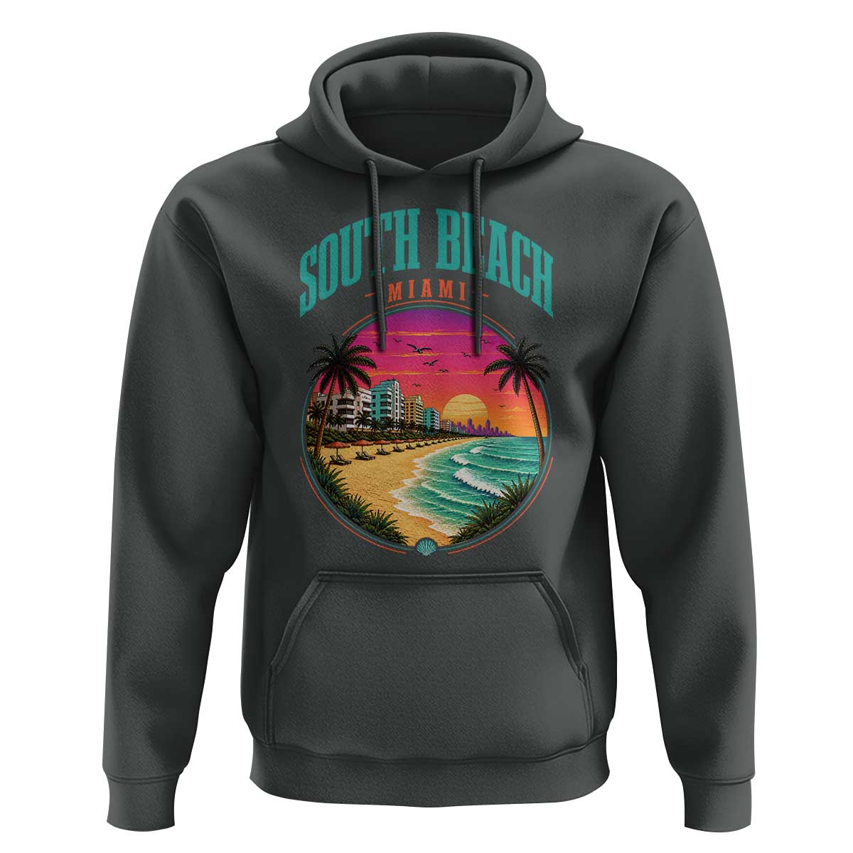 South Beach Miami Hoodie Retro Florida USA Souvenir Gift