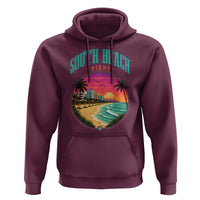 South Beach Miami Hoodie Retro Florida USA Souvenir Gift