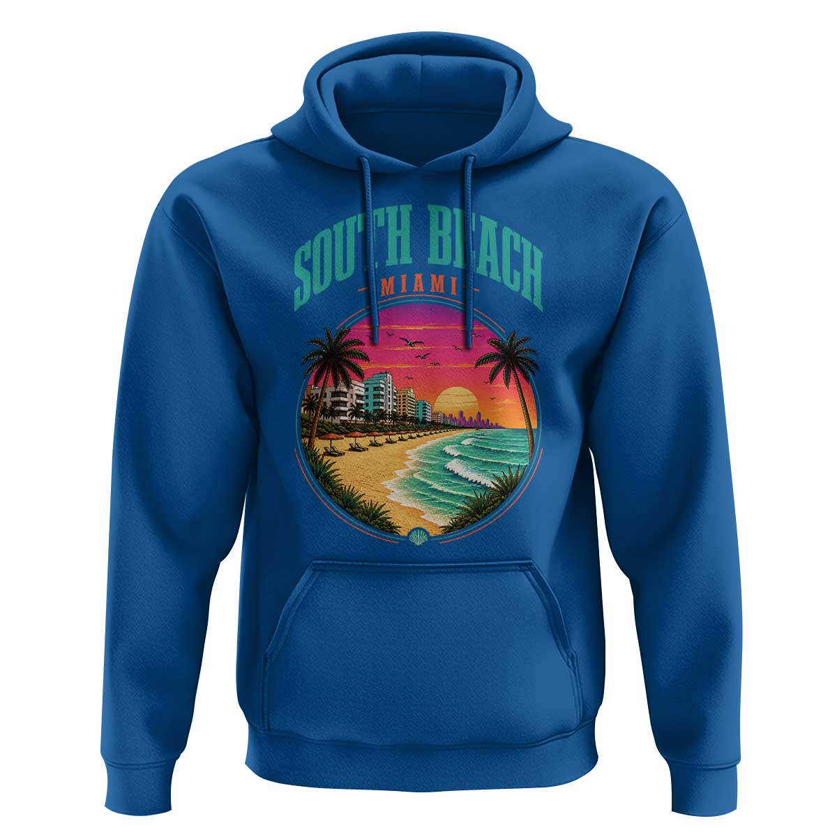South Beach Miami Hoodie Retro Florida USA Souvenir Gift