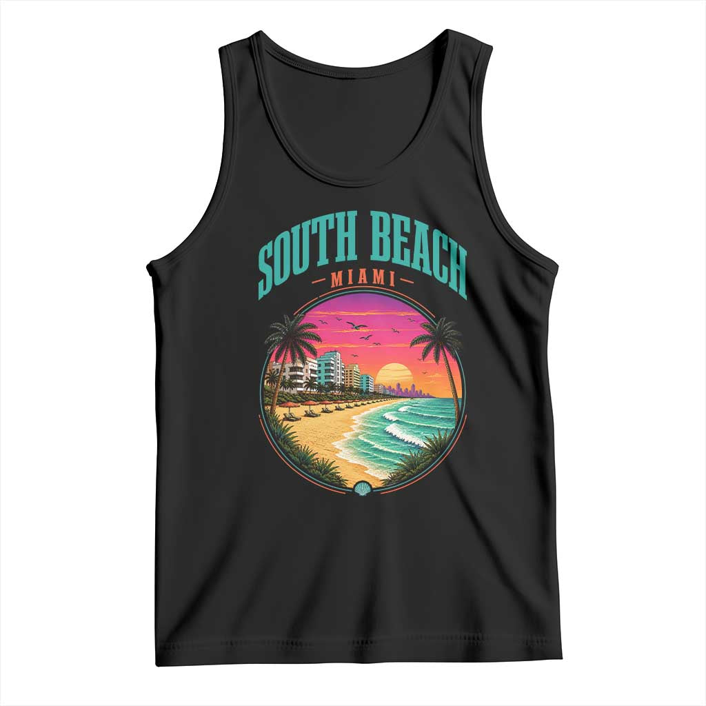 South Beach Miami Tank Top Retro Florida USA Souvenir Gift