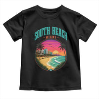 South Beach Miami Toddler T Shirt Retro Florida USA Souvenir Gift