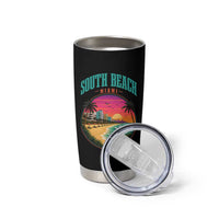South Beach Miami Tumbler Cup Retro Florida USA Souvenir Gift