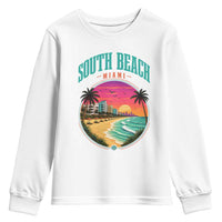 South Beach Miami Youth Sweatshirt Retro Florida USA Souvenir Gift