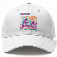 Vintage Miami Florida Art Deco Baseball Cap Miami City Pride Graphic