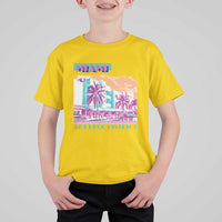 Vintage Miami Florida Art Deco T Shirt For Kid Miami City Pride Graphic