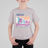 Vintage Miami Florida Art Deco T Shirt For Kid Miami City Pride Graphic