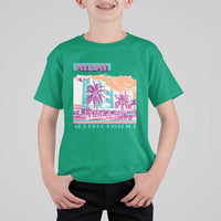 Vintage Miami Florida Art Deco T Shirt For Kid Miami City Pride Graphic