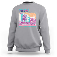 Vintage Miami Florida Art Deco Sweatshirt Miami City Pride Graphic