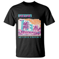 Vintage Miami Florida Art Deco T Shirt Miami City Pride Graphic