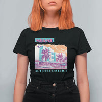 Vintage Miami Florida Art Deco T Shirt For Women Miami City Pride Graphic