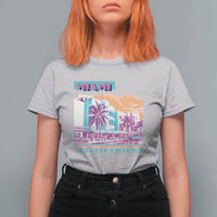 Vintage Miami Florida Art Deco T Shirt For Women Miami City Pride Graphic