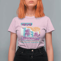 Vintage Miami Florida Art Deco T Shirt For Women Miami City Pride Graphic