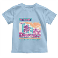 Vintage Miami Florida Art Deco Toddler T Shirt Miami City Pride Graphic