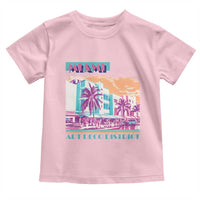 Vintage Miami Florida Art Deco Toddler T Shirt Miami City Pride Graphic