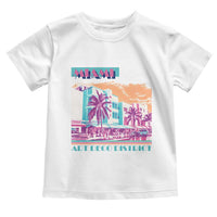 Vintage Miami Florida Art Deco Toddler T Shirt Miami City Pride Graphic