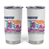 Vintage Miami Florida Art Deco Tumbler Cup Miami City Pride Graphic