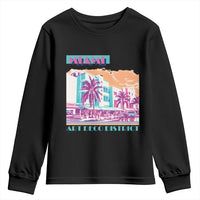 Vintage Miami Florida Art Deco Youth Sweatshirt Miami City Pride Graphic