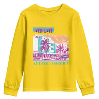 Vintage Miami Florida Art Deco Youth Sweatshirt Miami City Pride Graphic