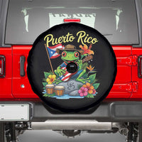 Hispanic Heritage Month Spare Tire Cover Taino Boricua Coqui Frog Puerto Rico